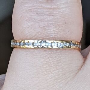 18K Solid Gold Full Eternity Band Ring